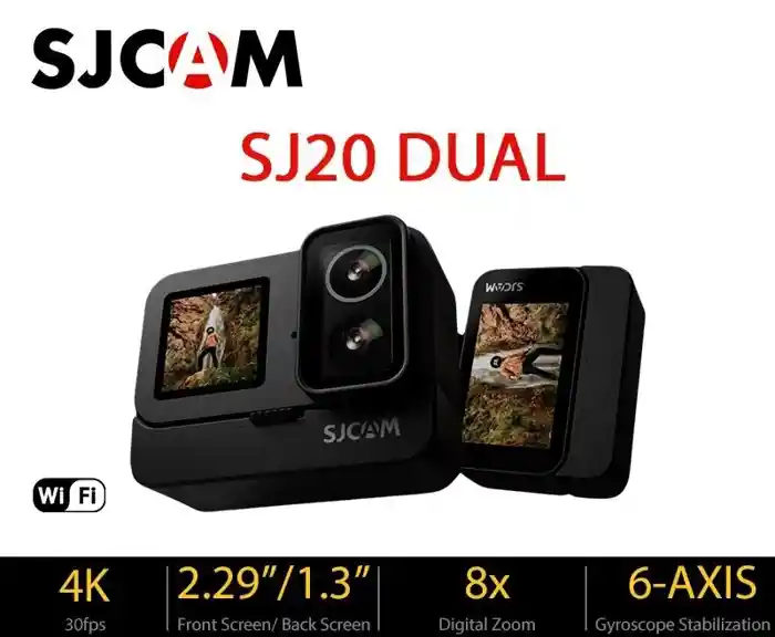 SJCAM SJ20 Dual-Lens UHD 4K Action Camera
